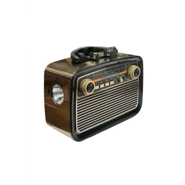 BUĞZ Eskitme Nostalji Tasarımlı Bluetoothlu Nostalji Radyo Ahşap Nostaljik Görünümlü - BUĞZ