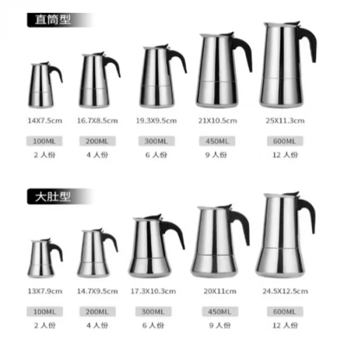 BUĞZ Espresso Maker (Moka Pot) 6 Fincan