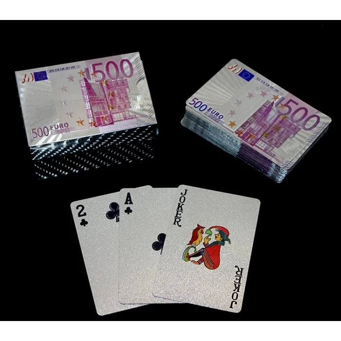 BUĞZ Euro Tasarımlı Gümüş İskambil Oyun Kartı Alk2812