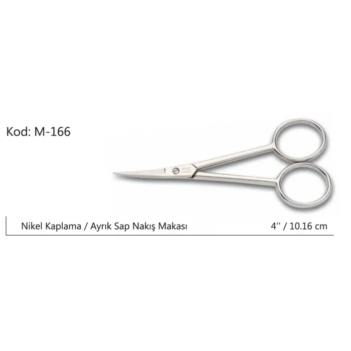 BUĞZ Europe Ayrık Saplı Nakış Makası Süper Kalite No:4 10,16 Cm