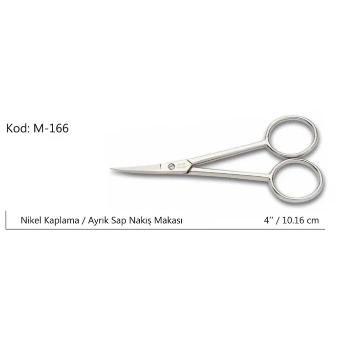 BUĞZ Europe Ayrık Saplı Nakış Makası Süper Kalite No:4 10,16 Cm
