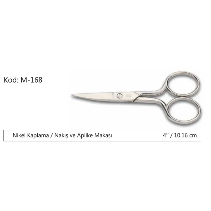 BUĞZ Europe Kalın Nakış Makası Süper Kalite No:4 10,16 Cm