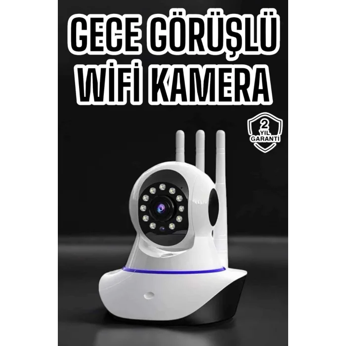  Ev Kamerası Wifi Kamerası Video Kayıt Çift Yönlü Hareket Sensörü Bebek