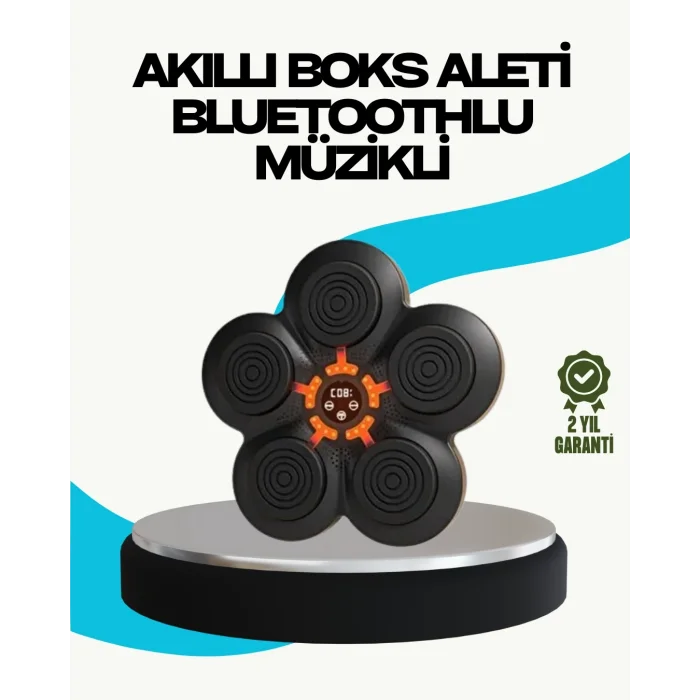 BUĞZ Ev Tipi Akıllı Boks Duvar Paneli Müzikli Bluetoothlu Refleks Geliştirme Cihazı