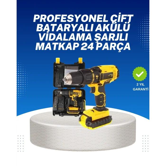 BUĞZ Ev ve Atölye İçin 12V Akülü Matkap | Plastik Mandren ve Metal Şanzıman