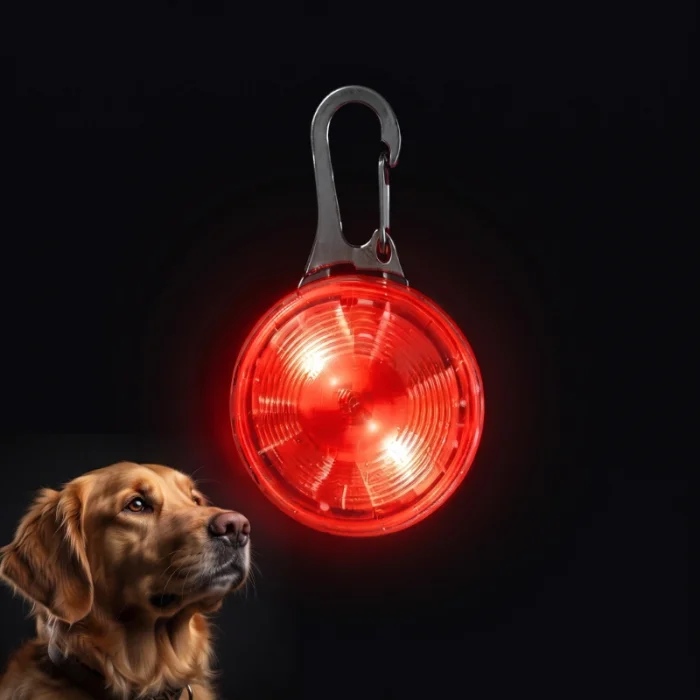 BUĞZ Evcil Hayvan Işıklı LED Tasma Aparatı - Suya Dayanıklı - Uzun Pil Ömrü