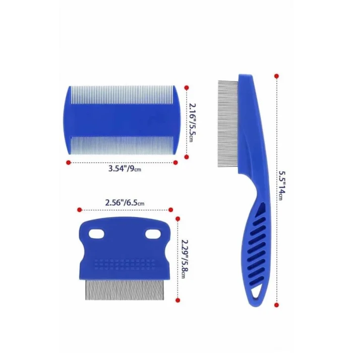  Evcil Hayvan Tarak Seti 4lü Bit Tarağı Ked Köpek Tüyüne Uygun