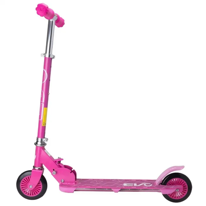 BUĞZ Evo 2 Tekerlekli Flash Işıklı Pembe Scooter