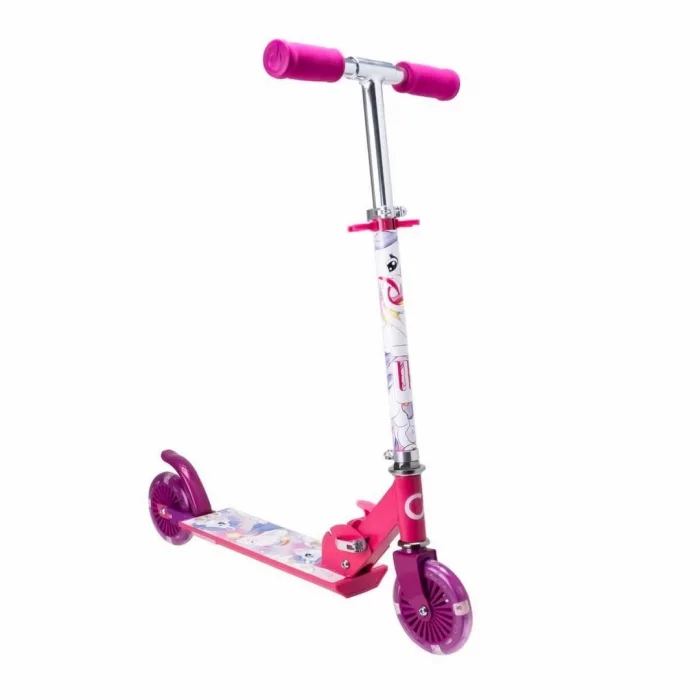 BUĞZ Evo 2 Tekerlekli Katlanabilir Unicorn Inline Işıklı Scooter