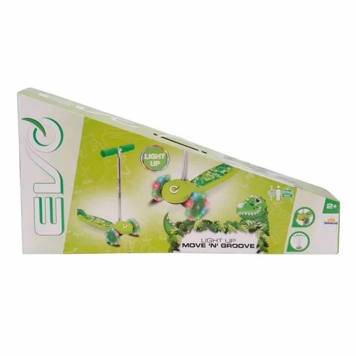 BUĞZ Evo 3 Tekerlekli Dino Move N Groove Işıklı Scooter