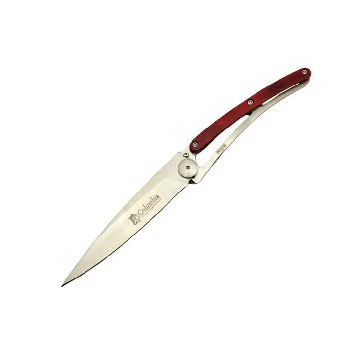 BUĞZ Ext 2990d Deejo Kırmızı Kamp Çakı 22,5cm- Manuel, Kemerlikli, Ultra Hafif