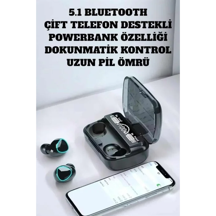  Extra Bass ve HD Ses ile Üstün Bluetooth 5.3 Kablosuz Kulaklık