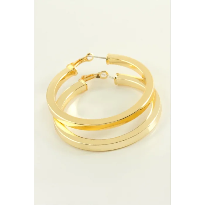  Ezme Halka Küpe 4,5 cm