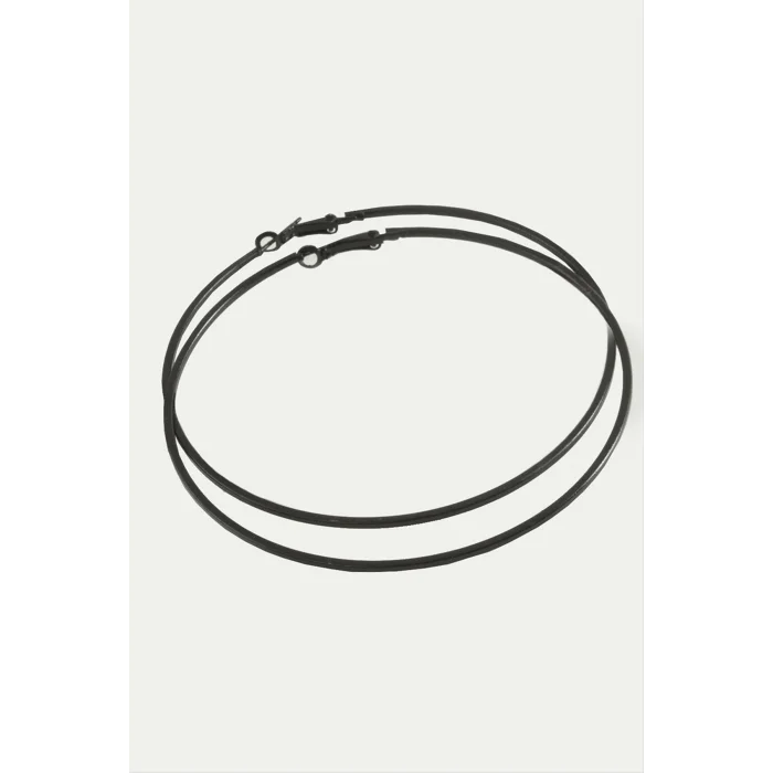 BUĞZ Ezme Metal Halka Küpe 8-9-10 cm