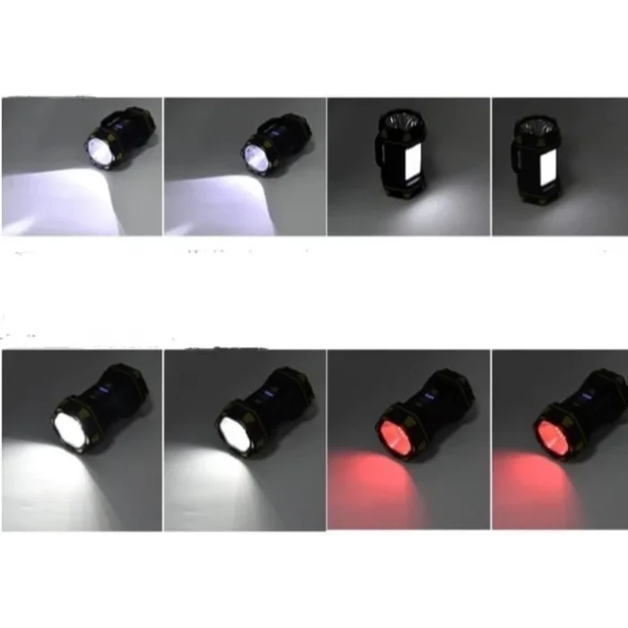 BUĞZ F-262 Yeni Güçlü Çift Taraflı Taşınabilir Spot Ve Işıldak Usb Powerbank Şarjlı Fener