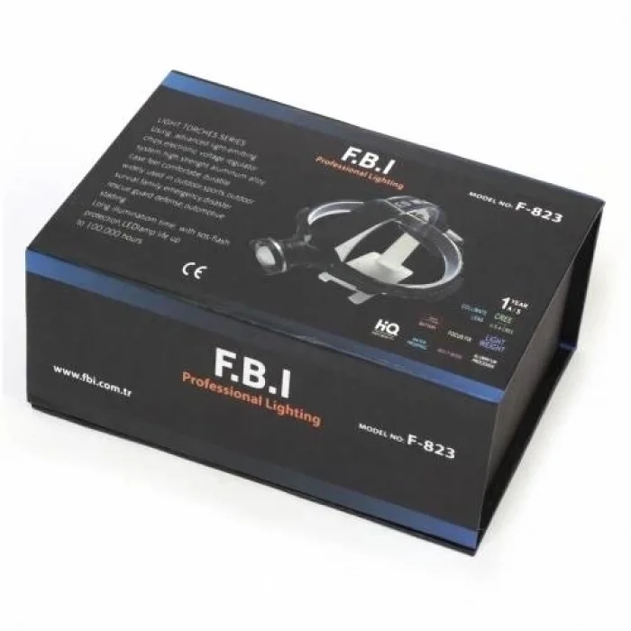 BUĞZ F-823 Xlm T6 Led Su Geçirmez Şarjlı Kafa Lambası