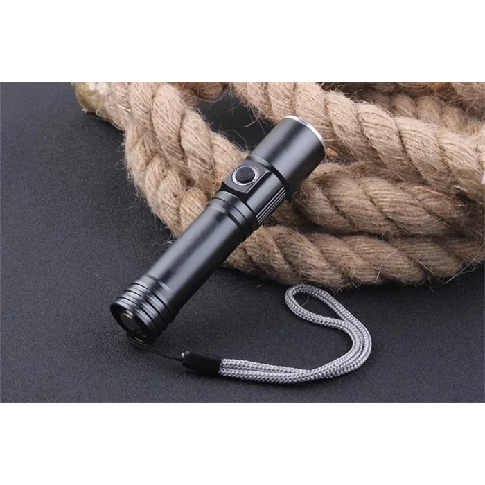 BUĞZ F-90 Aluminyum Kaplama Mıknatıslı Şarjlı El Feneri