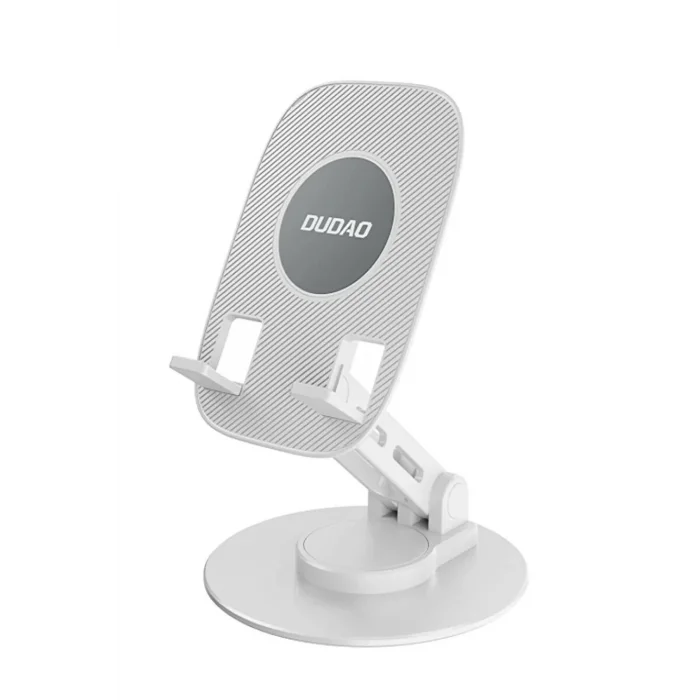 BUĞZ F17s  Masaüstü Telefon Tutucu Döner Tabanı Alüminyum Paslanmaz Çelik Katlanabilir