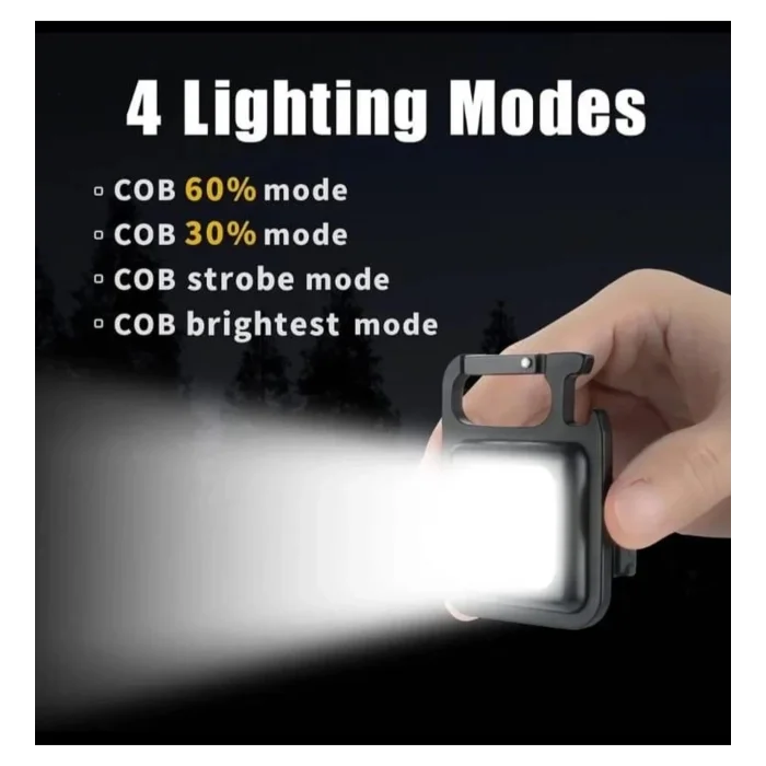 BUĞZ F.20a Mıknatıslı Kamp Feneri El Feneri 800 Lümen 30 Cob