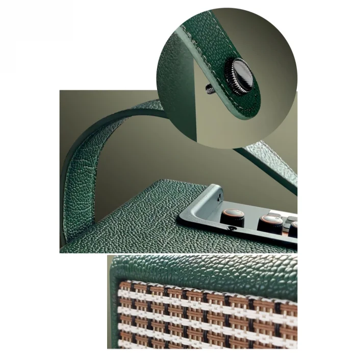 BUĞZ F32 2x50w Sürücülü 2 Adet Mikrofonlu Bt 5.2 Kablosuz Hoparlör - Yeşil