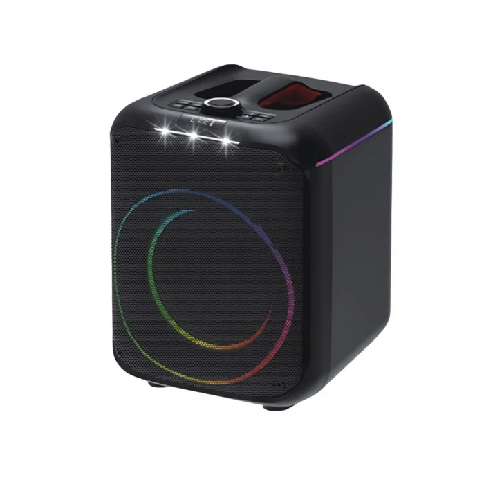 BUĞZ F39 25w Sürücülü Rgb Işıklı 2 Adet Mikrofonlu Bluetooth 5.3 Kablosuz Hoparlör – Siyah