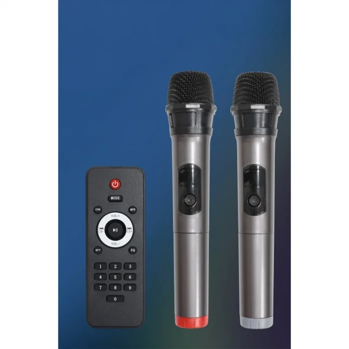 BUĞZ F39 25w Sürücülü Rgb Işıklı 2 Adet Mikrofonlu Bluetooth 5.3 Kablosuz Hoparlör – Siyah