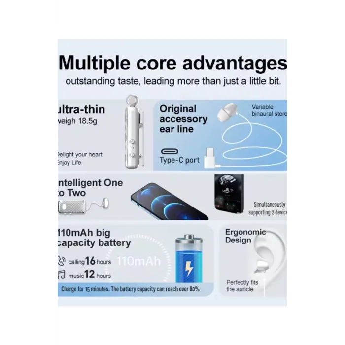 BUĞZ F588 Dijital Göstergeli Makaralı Titreşimli Bluetooth Kulaklık Bt 5.4