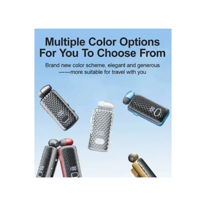 BUĞZ F588 Dijital Göstergeli Makaralı Titreşimli Bluetooth Kulaklık Bt 5.4 - Lisinya