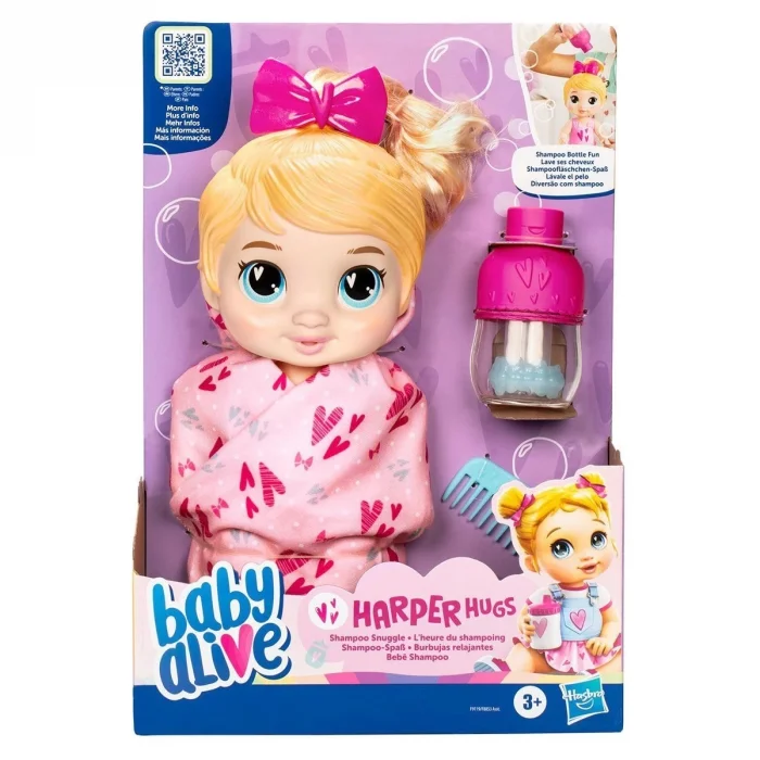  F9119 Baby Alive Şampuan Sevgisi Sarışın Bebek +3 yaş