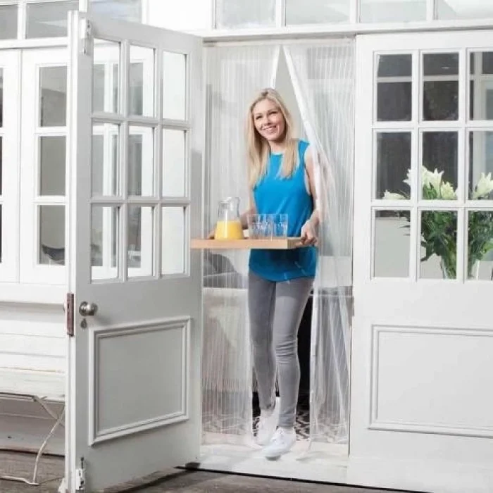  Faytek Mıknatıslı Pencere Kapı Sinekliği Sineklik Tülü Perde (105cm X 205cm)