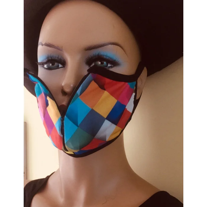 BUĞZ Fermuarlı 2 Katlı Maske