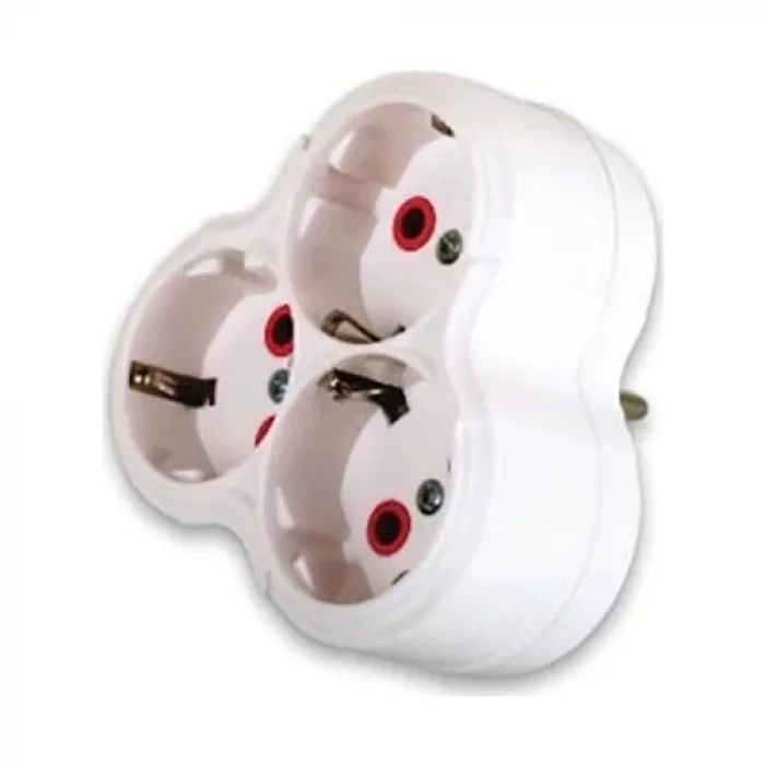  Fetih Üçlü Topraklı Fişli Priz