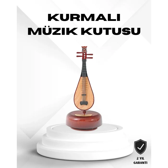 BUĞZ Figürlü Müzik Kutusu Zarif Melodili Dekoratif Model