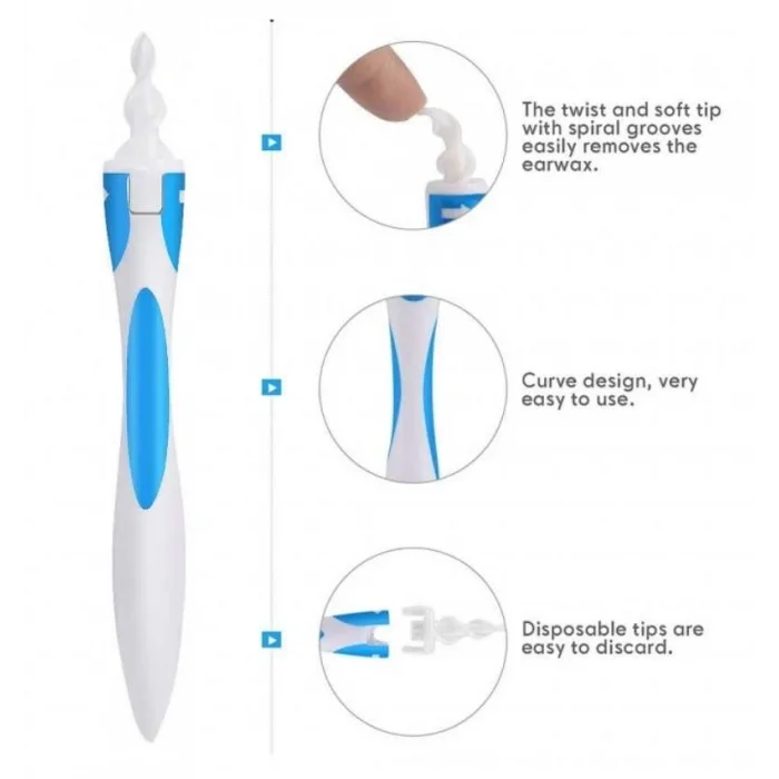 BUĞZ Find Back Pratik Kulak Temizleme Aparatı Silikon Kit Ear Claning