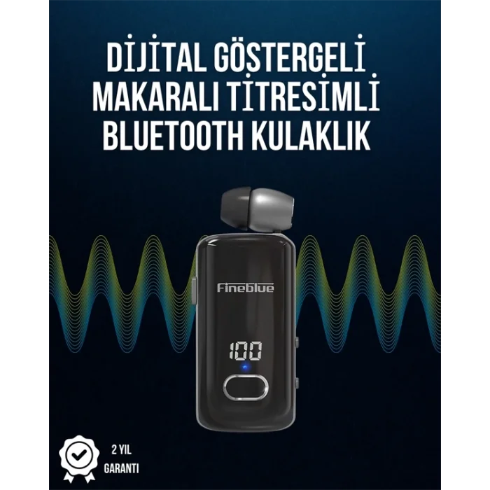 BUĞZ Fineblue F580 Bluetooth Kulaklık – İş, Oyun ve Spor İçin Gelişmiş Kablosuz Performans