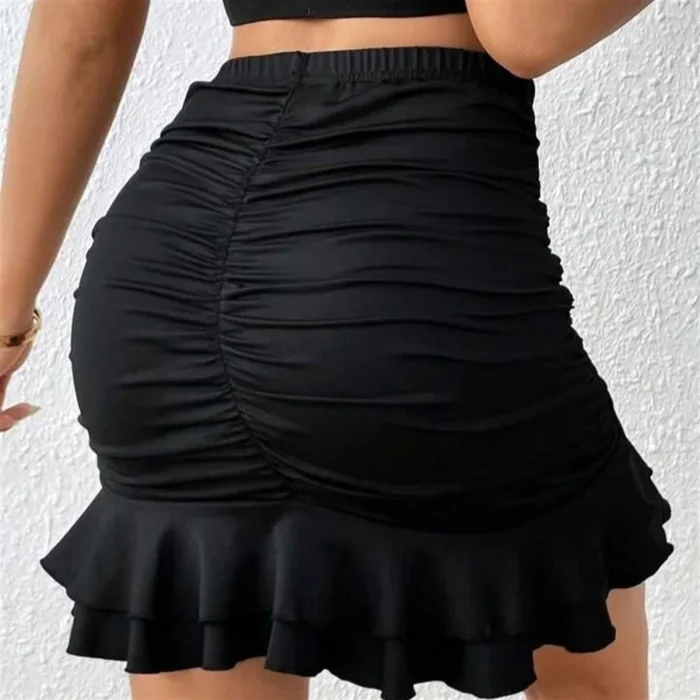 BUĞZ Fırfırlı Mini Etek