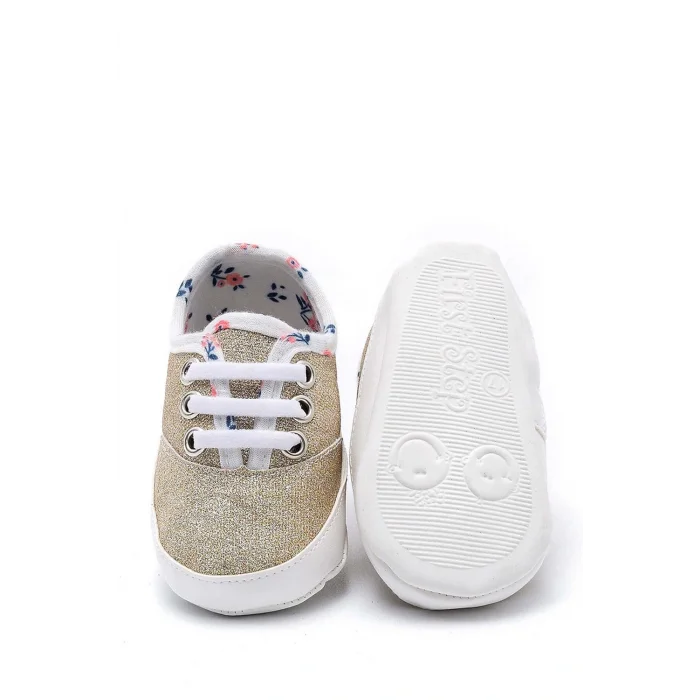 BUĞZ First Step Simli Patik - Gold 12-16 Ay / No.19