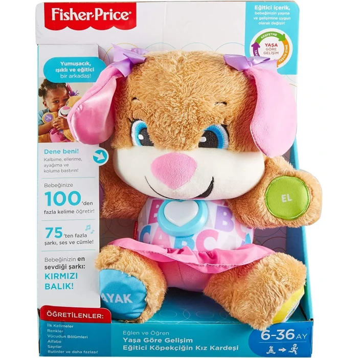BUĞZ Fisher Price Eğitci Köpekçiğin Kız Kardeşi (Türkçe)
