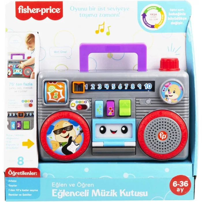 BUĞZ Fisher Price Eğlen ve Öğren Müzik Kutusu (Türkçe)