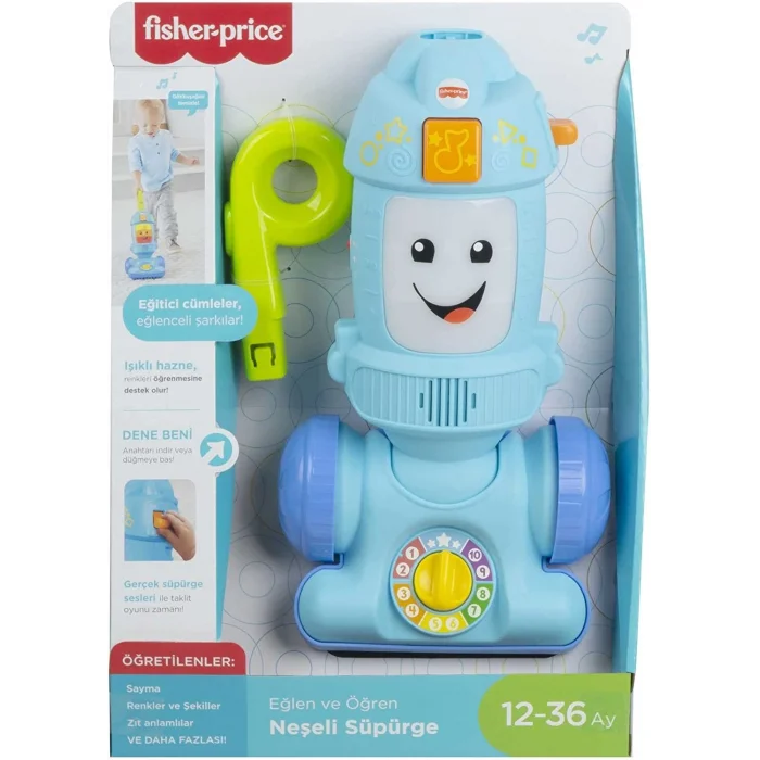 BUĞZ Fisher Price Eğlen ve Öğren Serisinden Türkçe Konuşan Neşeli Süpürge
