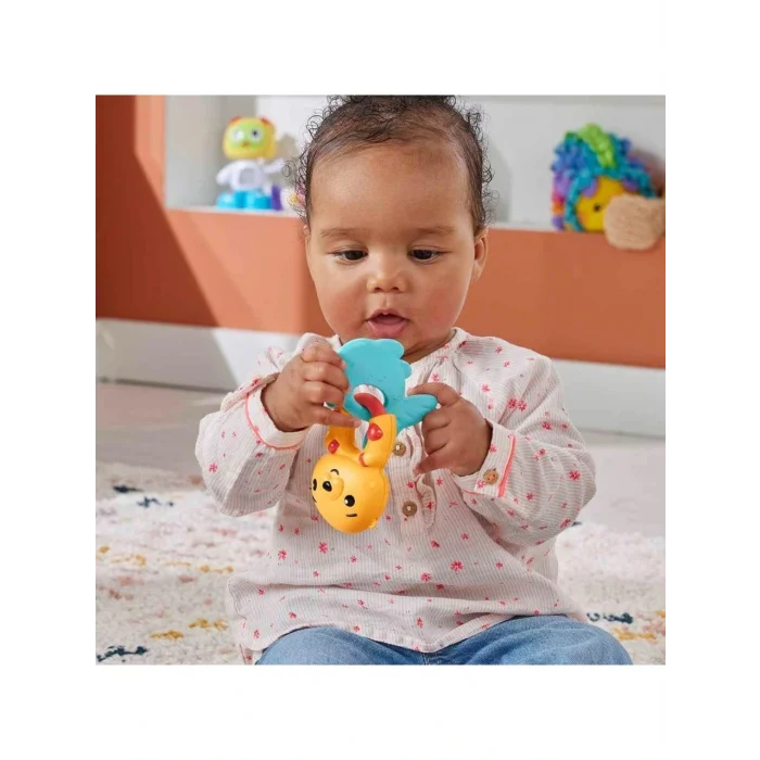 BUĞZ Fisher Price Eğlenceli Dostlar Çıngıraklı Dişlik - Su Samuru HJW11-HKD69