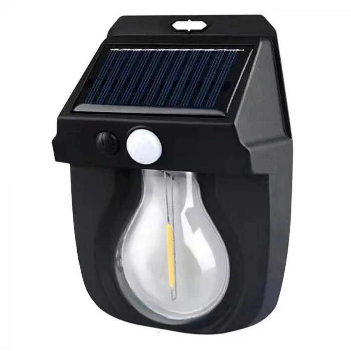 BUĞZ Fithome Or-118 Hareket Sensörlü Su Geçirmez Solar Bahçe Aydınlatma Duvar Lambası