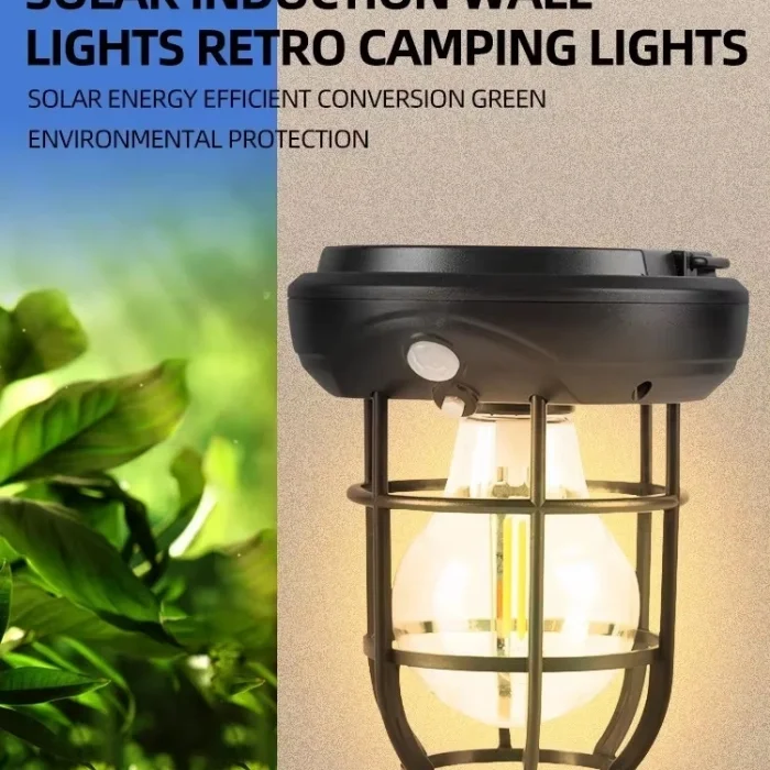 BUĞZ Fithome Or-t66 Hareket Sensörlü Su Geçirmez Solar Bahçe Aydınlatma Duvar Lambası