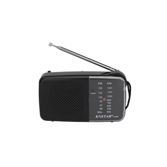 BUĞZ FM-AM pilli cep radyosu gri renk, kulaklık girişli, bluetooth yok, 2 yıl garantili