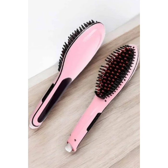 BUĞZ Fön Tarağı Saç Düzleştirici Sıkı Dişli Isı Ayarlı Elektriklenme Karşıtı - BUĞZ