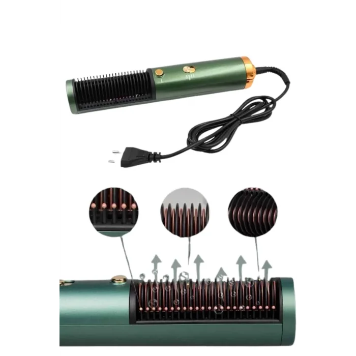  Fön Tarak Düzleştirici Seramik Kaplama Fön Makinesi Saç Kurutma