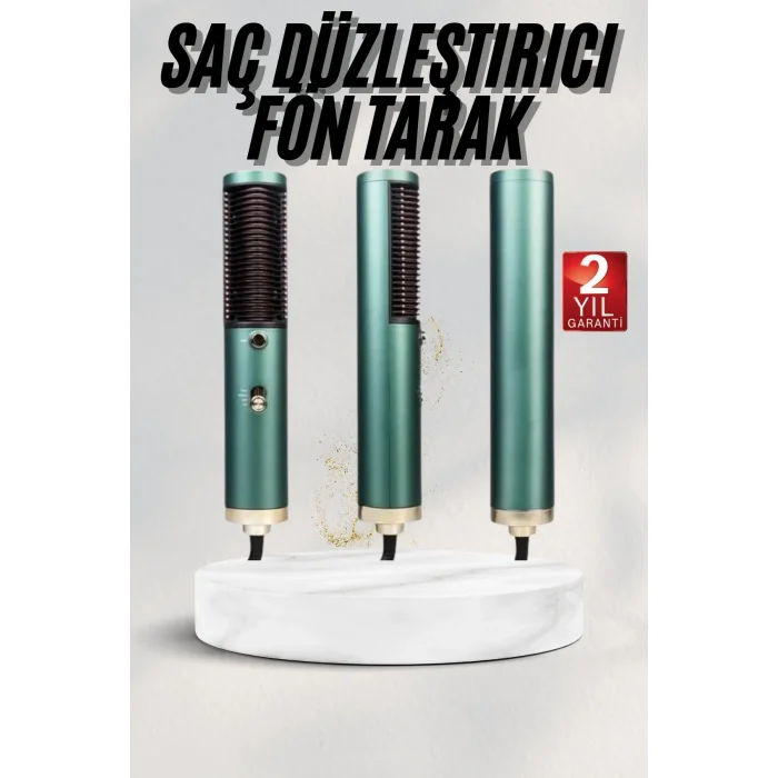  Fön Tarak Saç Düzleştirici Saç Kurutma Makinesi Sıcak Hava Fırçası