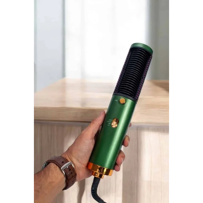  Fön Tarak Saç Düzleştirici Üflemeli Fön Makinesi Sıkı Dişli Taşınabilir