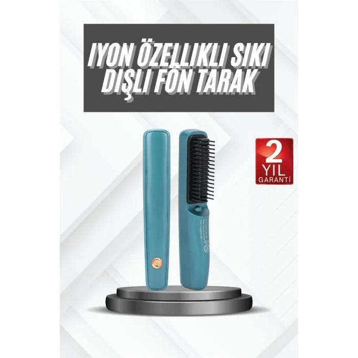BUĞZ Fön Tarak Yüksek Isı Ayarlı Elektriklenme Karşıtı İyon Özelliği