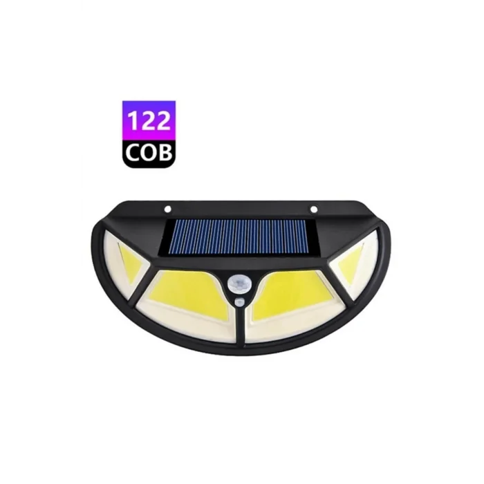  Fonksiyonel Sensörlü 102 Ledli Solar Bahçe Lambası